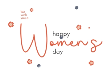 Free Women's Day Wishes Card Template to Edit Online