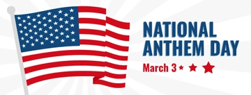 Free National Anthem Day Facebook Cover Template to Edit Online