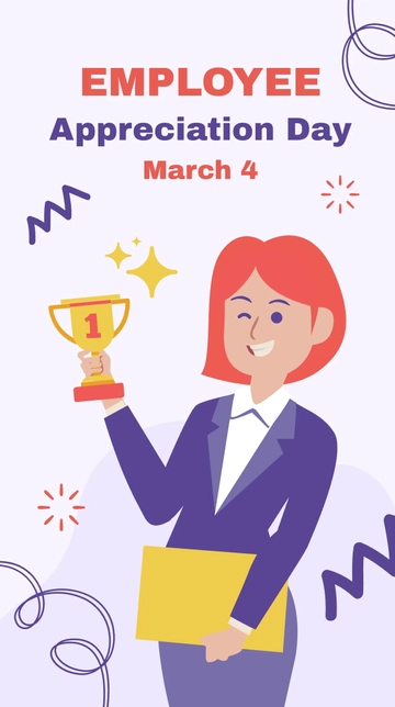 Free Happy Employee Appreciation Day Instagram Story Template to Edit Online