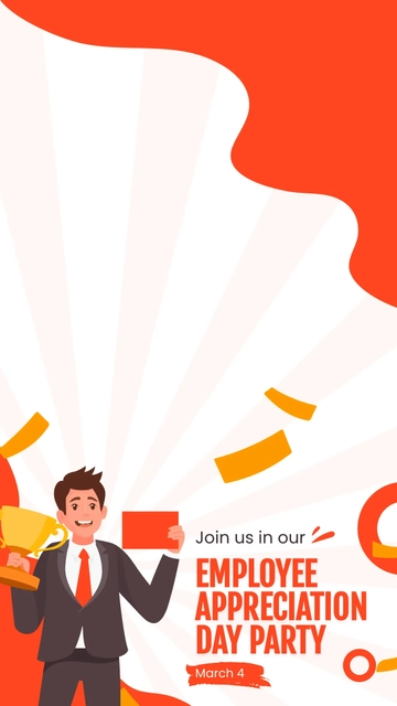 Free Employee Appreciation Day Party Snapchat Geofilter Template to Edit Online