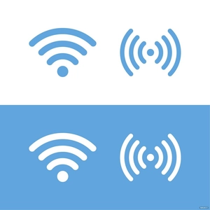 Flat WiFi Vector