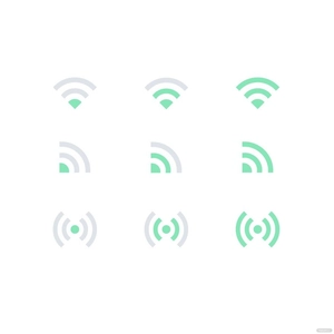 Small WiFi Symbol Vector