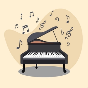 Piano Illustration