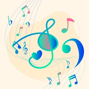 Abstract Music Illustration