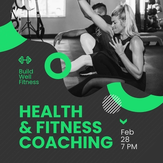 Free Animated Health And Fitness Pos Template to Edit Online