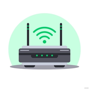 WiFi Router Vector