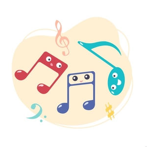 Cute Music Illustration