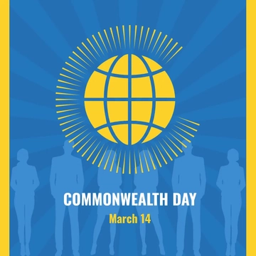 Free Commonwealth Day Instagram Post Template to Edit Online