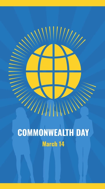 Free Commonwealth Day WhatsApp Post Template to Edit Online