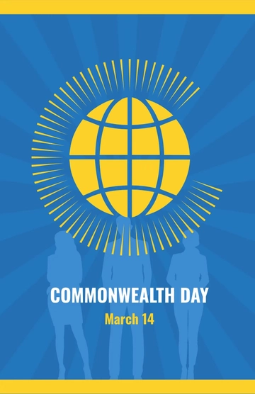 Free Commonwealth Day Poster Template to Edit Online