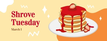 Free Shrove Tuesday Facebook Cover Template to Edit Online