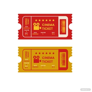 Theater Ticket Vector