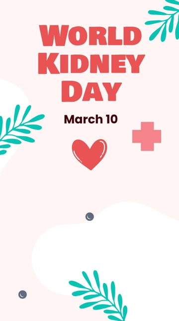 Free World Kidney Day Instagram Story Template to Edit Online