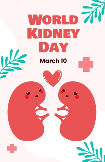 Free World Kidney Day Poster Template to Edit Online
