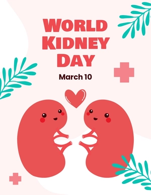 Free World Kidney Day Flyer Template to Edit Online