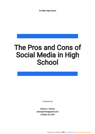High School Narrative Essay Template