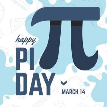 Free Pi Day Instagram Post Template to Edit Online