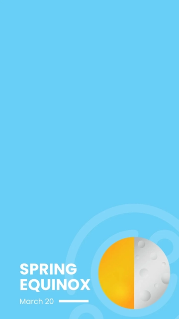 Free Spring Equinox Snapchat Geofilter Template to Edit Online