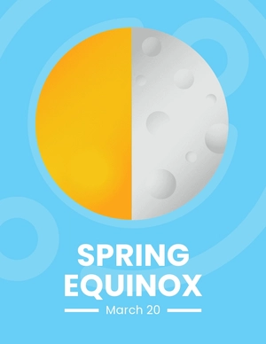 Spring Equinox Flyer Template