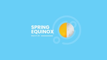 Free Spring Equinox YouTube Banner Template to Edit Online