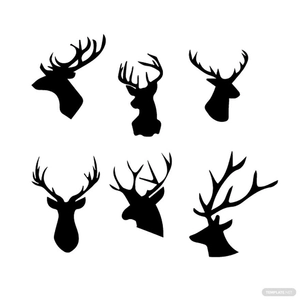 Deer Head Vector