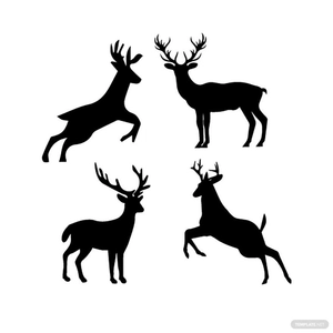 Transparent Deer Vector