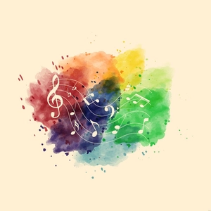 Watercolor Music Illustration
