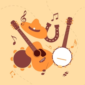 Country Music Illustration