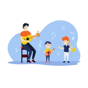 Music Class Illustration