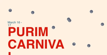 Free Purim Carnival Facebook Post Template to Edit Online