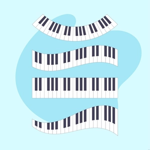 Piano Keyboard Illustration