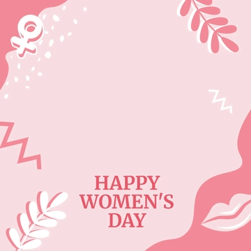 Free Womens Day Facebook Profile Frame Template to Edit Online