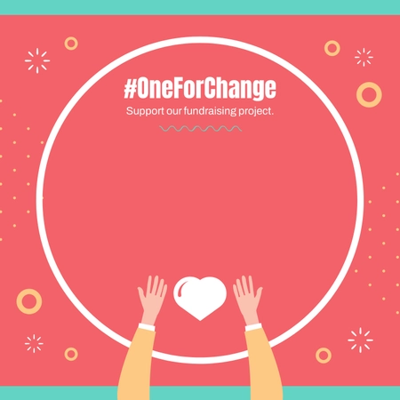 Free Fundraising Facebook Profile Frame Template to Edit Online