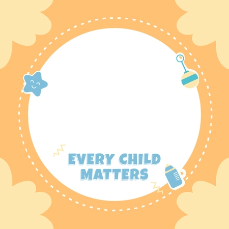 Free Every Child Matters Facebook Profile Frame Template to Edit Online