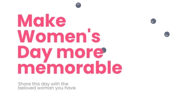 Free Women's Day Twitter Ad Template to Edit Online