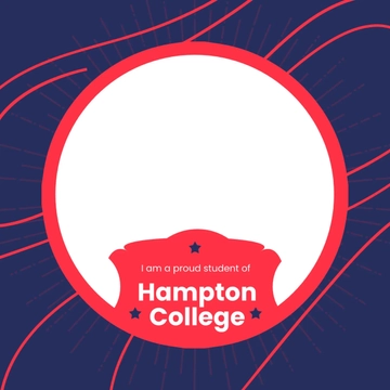 Free College Facebook Profile Frame Template to Edit Online
