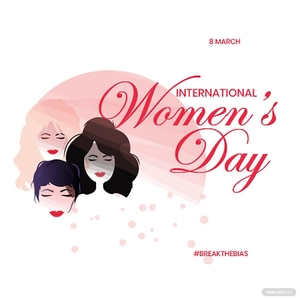 Happy Women's Day Vector