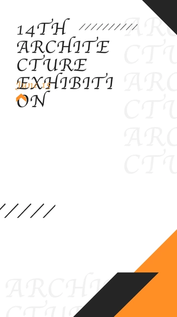 Free Architecture Exhibition Snapchat Geofilter Template to Edit Online