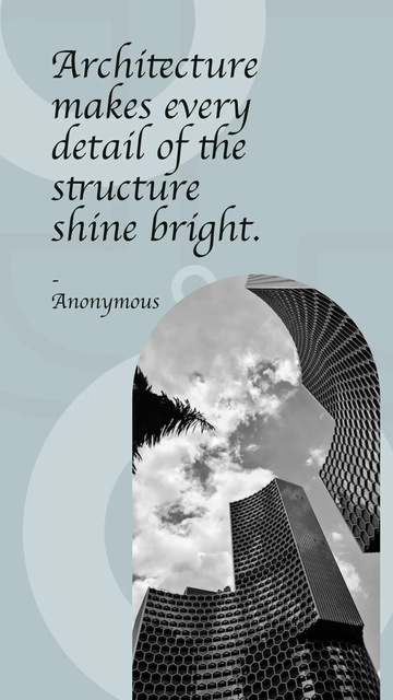 Free Architecture Quote Instagram Story Template to Edit Online