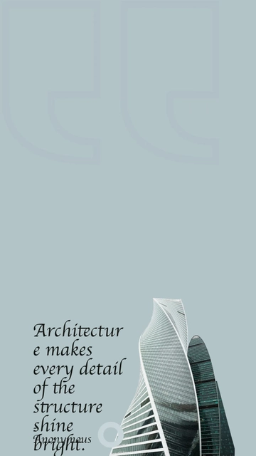 Free Architecture Quote Snapchat Geofilter Template to Edit Online