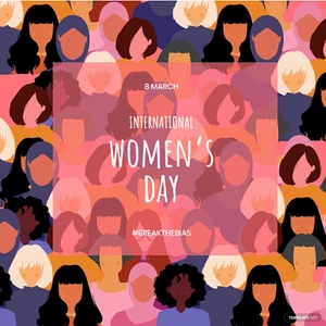 Women's Day Background Vector