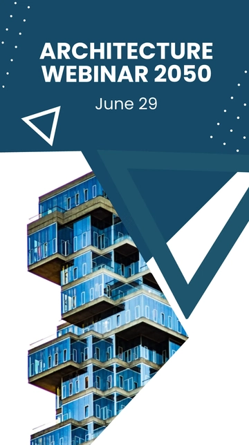 Free Architecture Webinar Whatsapp Post Template to Edit Online