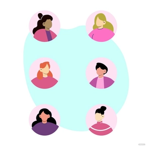 Women's Face Vector