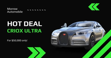 Free Car Advertisement Facebook Post Template to Edit Online