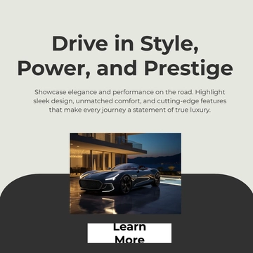 Free Luxury Car WhatsApp Post Template to Edit Online