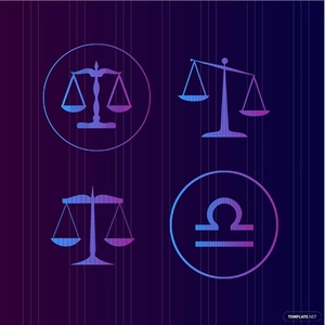 Libra Horoscope Vector