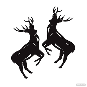 Standing Deer Vector