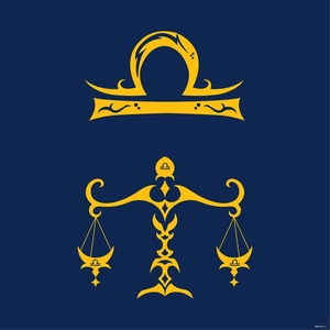 Tribal Libra Vector