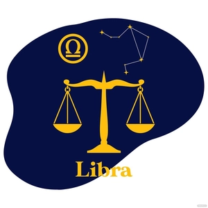 Libra Zodiac Vector
