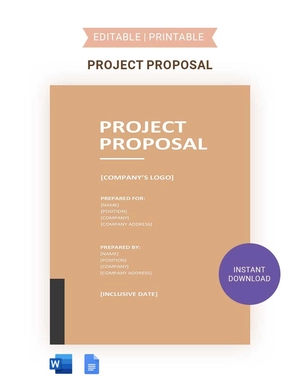 Project Proposal Template Project Proposal Template